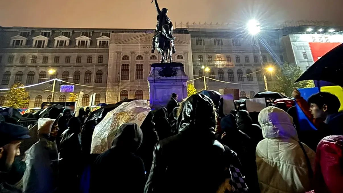 Miting pro-Europa în Piața Universității: „România speră” pentru un viitor mai bun