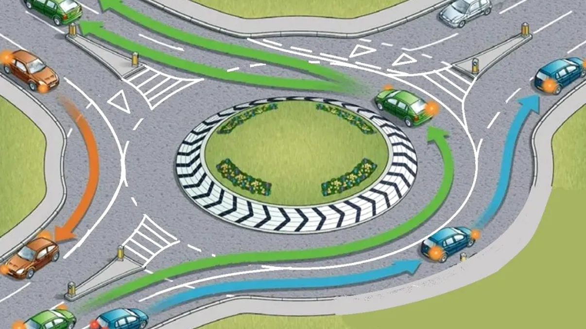Ce mașină trece prima în sensul giratoriu. Greșeala pe care o fac milioane de șoferi, în fiecare zi