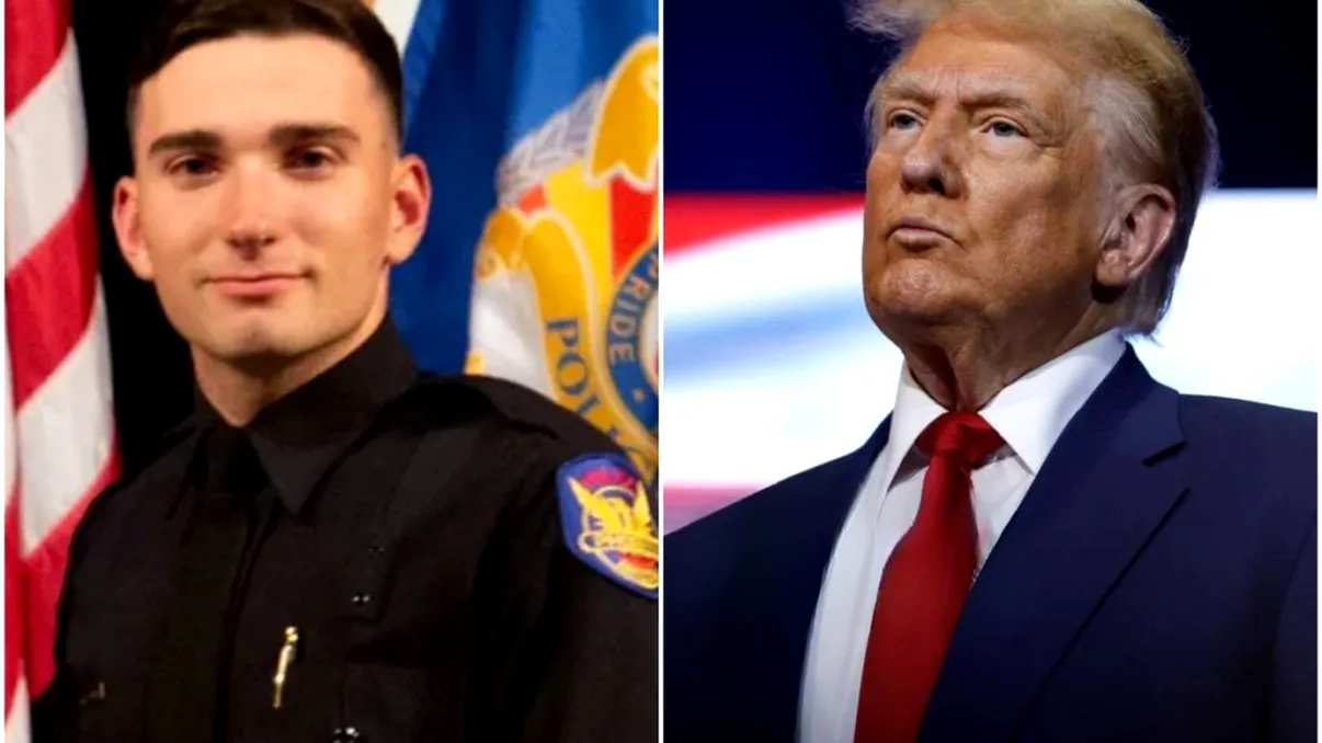 Cine este Tyler Moldovan, polițistul român căruia Donald Trump i-a mulțumit, la ceremonia sa de învestire. Ofițerul a fost împușcat de 8 ori în timpul unei misiuni