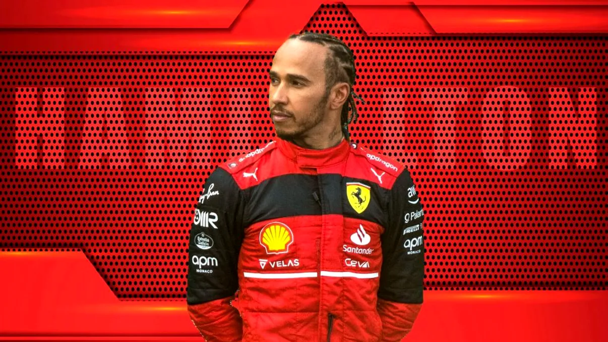 Lewis Hamilton a semnat cu Ferrari. Prima fotografie oficială a pilotului lângă legendara mașină roșie