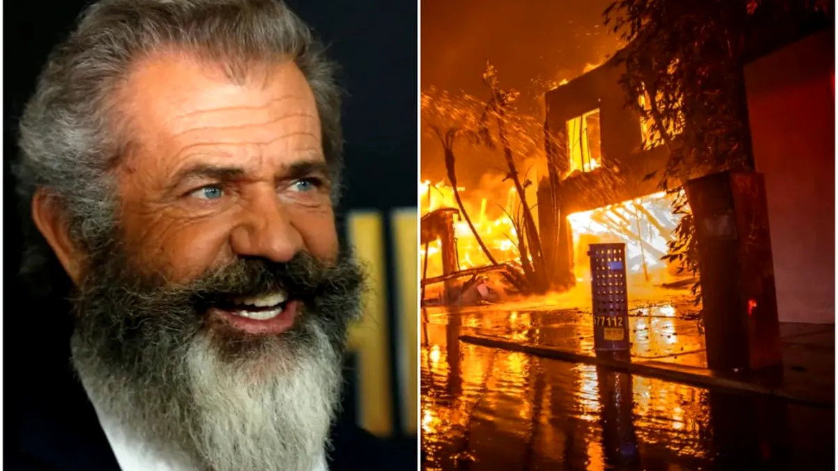 Vila lui Mel Gibson din Los Angeles s-a făcut scrum. Actorul filma pentru un podcast, la momentul tragediei