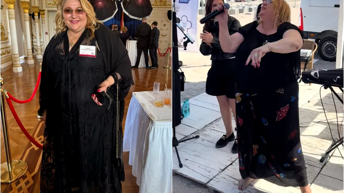 Diana Șoșoacă, spectacol pe plajă. Șefa SOS România a intrat în mare îmbrăcată, a dansat și a cântat în prezența a zeci de „spectatori” FOTO