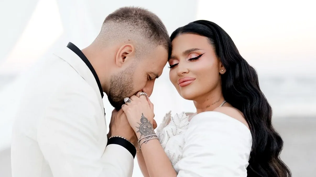 Oana Radu s-a căsătorit religios cu Șerban Balaban. Ce rochie de mireasă a purtat artista