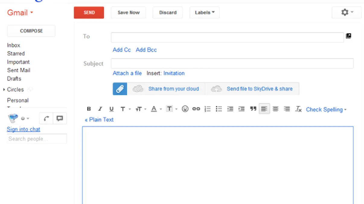 Atasamente in Gmail direct din cloud cu Attachments.me