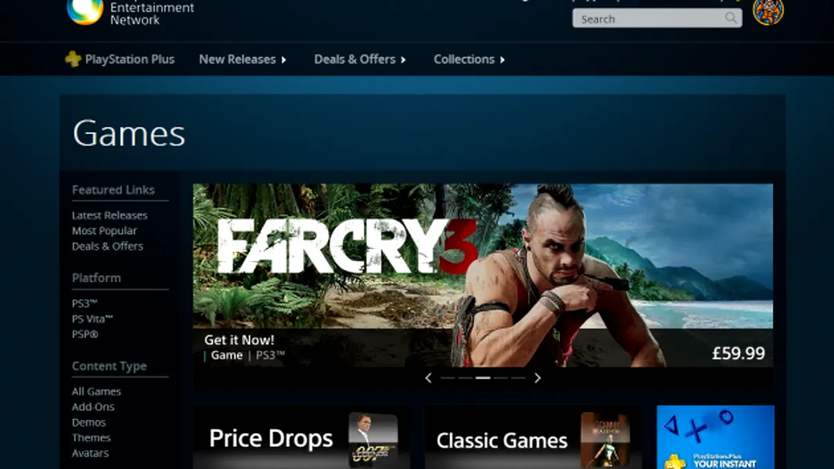 PlayStation Store disponibil acum si pe Web