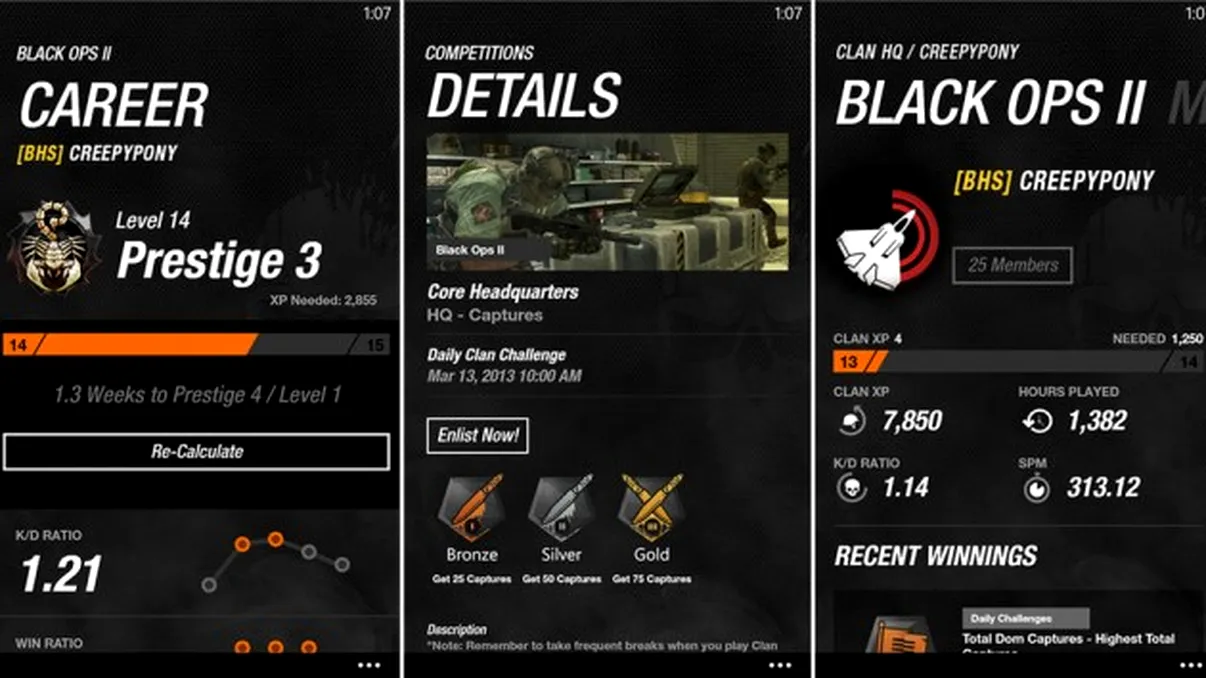 Call of Duty: Elite a ajuns si pe Windows Phone