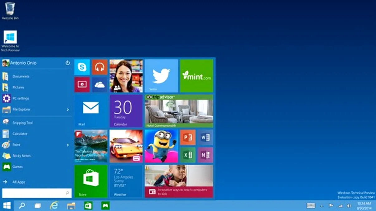 Windows 10, un sistem de operare pentru toate dispozitivele