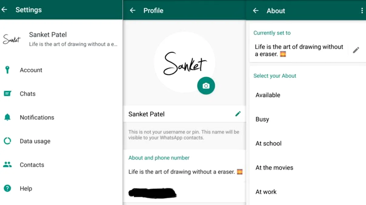 WhatsApp readuce în actualitate statusurile în format text