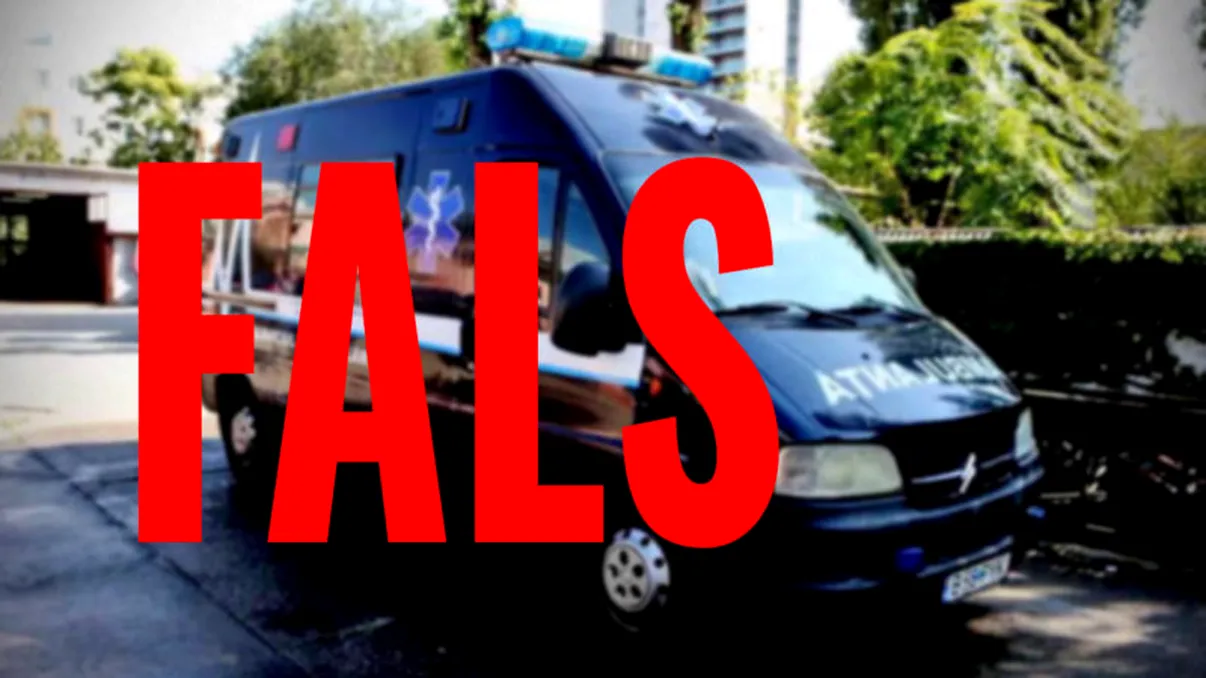 Ce spune Poliția despre „ambulanța neagră” care a speriat România