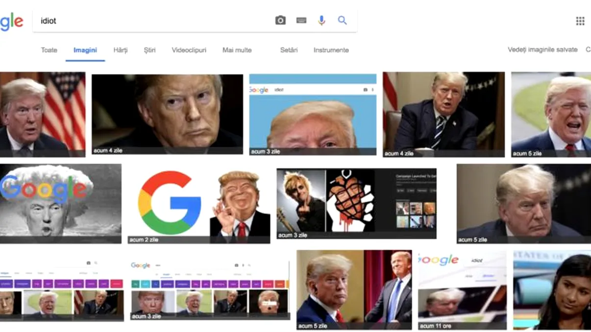Donald Trump a devenit „idiot” pe Google și e puțin probabil să se schimbe