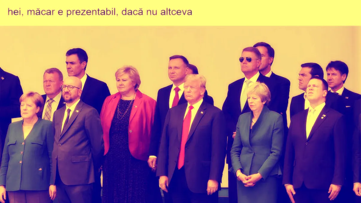 Glume superbe cu Iohannis fiind cool între liderii NATO