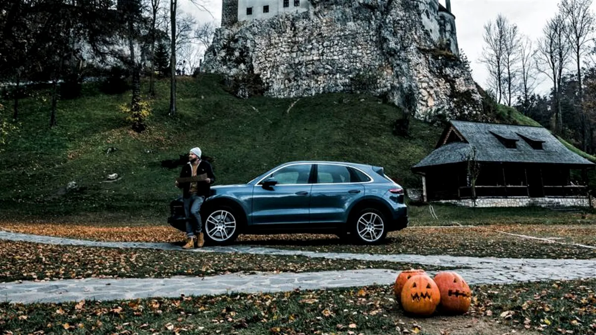 VIDEO Noul Porsche, la Dracula. Cum apare România într-un clip deosebit