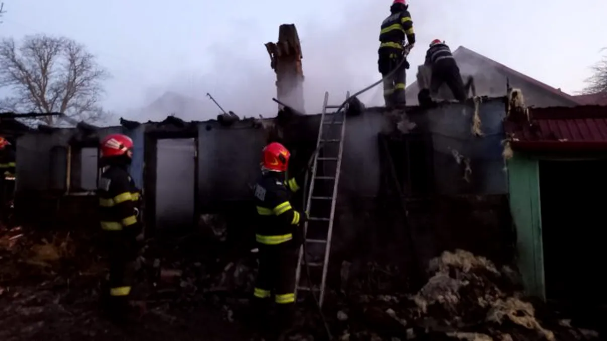 Incendiu la două adăposturi de animale din Botoșani. Totul a pornit după joaca unui copil de 8 ani