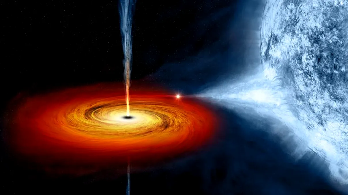 Descoperire astronomică neașteptată: găuri negre supermasive, observate “hrănindu-se” una lângă alta