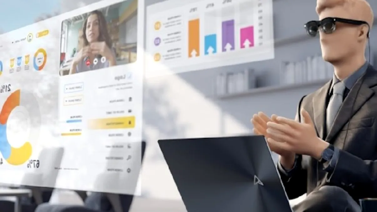 Multitasking-ul nu a fost niciodată mai ușor: ASUS a lansat, la CES 2024, AirVision M1, ochelarii care te ajută să jonglezi între „realități”