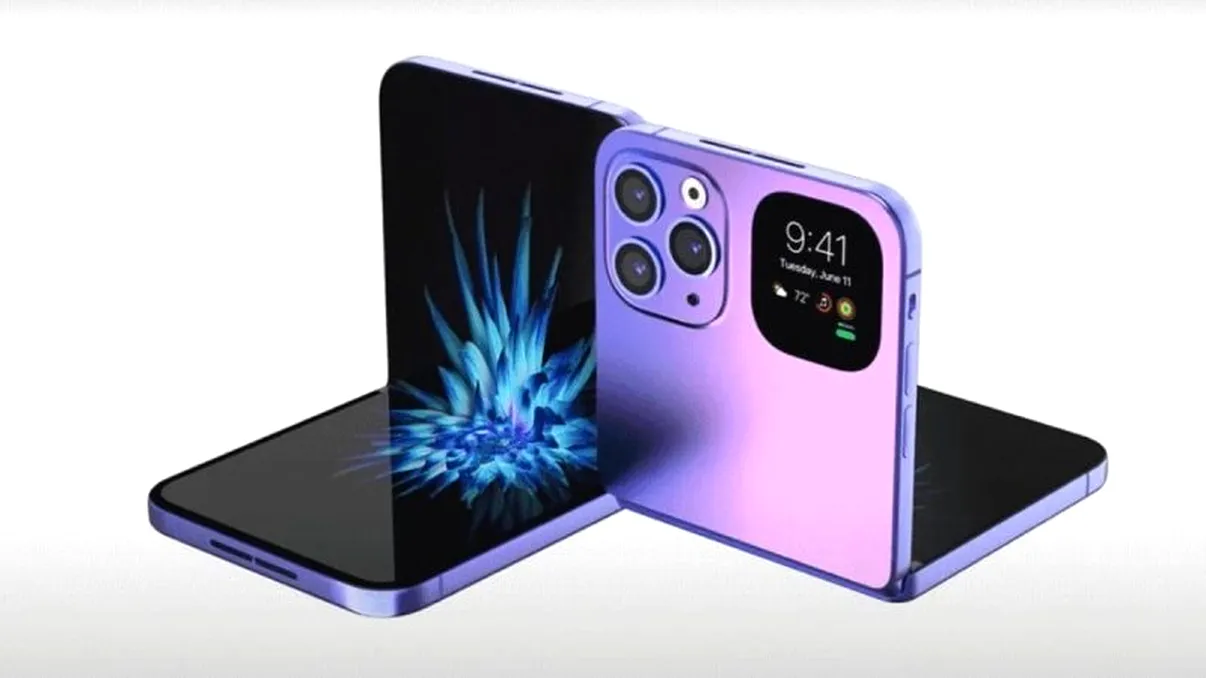 Apple ar lucra la o serie de telefoane pliabile. Cum ar putea arăta viitoarele iPhone-uri fold, ce probleme sunt