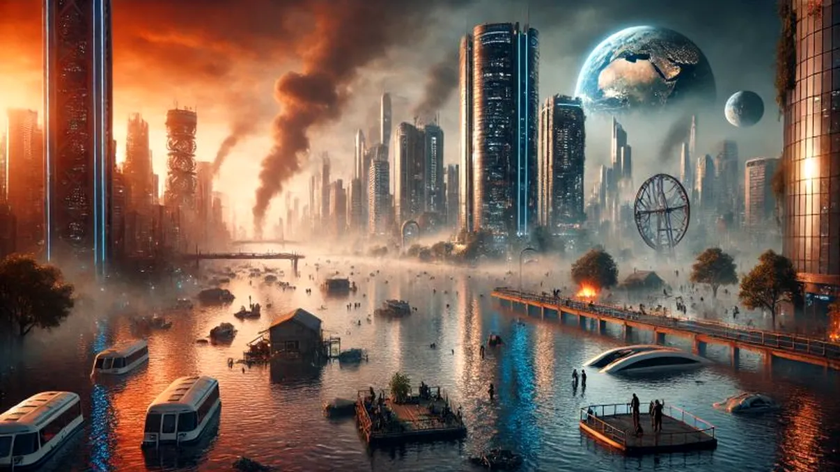 Cum va arăta Pământul în anul 2100 - scenariile expuse de inteligență artificială, mai îngrijorătoare decât orice film SF