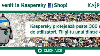Kaspersky are magazin online pe Facebook