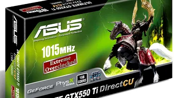 ASUS a lansat placile grafice GTX550 Ti DirectCU Ultimate