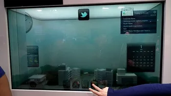 Display Samsung transparent cu putere de la soare [+VIDEO]