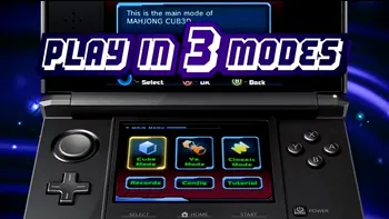 Mahjong Cub3d - puzzle pe 3DS