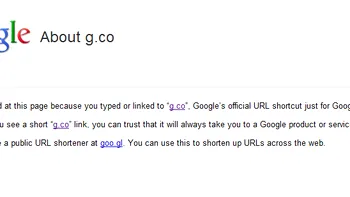 g.co scurteaza link-uri catre serviciile Google