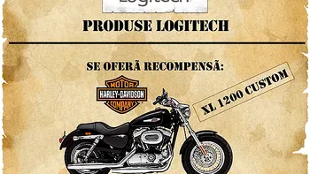 Cat mai multe cumparaturi Logitech si poate castigati un Harley Davidson