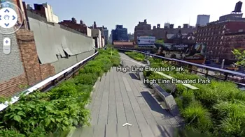 Google StreetView - Hai in gradinile Kensington!