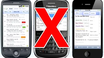 Google renunta la suportul aplicatiei Gmail pentru BlackBerry