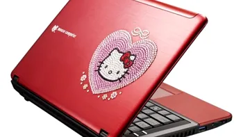 LuvBook S -  un ultra compact cu Swarovsky si Hello Kitty
