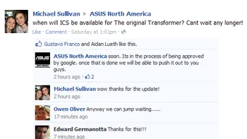 ASUS aproape ca da un ETA pentru ICS pe Transformer TF101