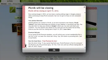 Google inchide si Picknik