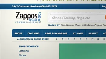 Magazinul online Zappos, al Amazon, a fost 
