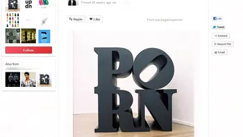 Pinterest nu permite obscenitatile, dar le mai trece cu vederea