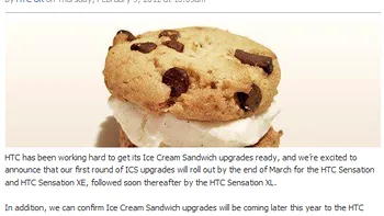HTC anunta data primelor terminale cu Ice Cream Sandwich. In sfarsit...