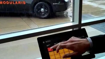 Aplicatie Windows 8 pentru controlat o flota de masini