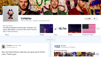 Facebook: liber la Timeline pentru paginile de companii, formatii, institutii