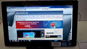 Windows 7 pe tableta: Samsung Slate 7 in hands-on la CeBIT 2012 [+VIDEO]