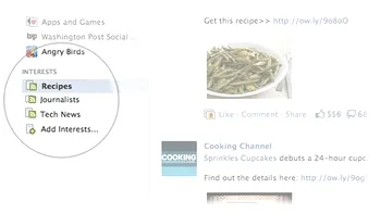 Noul Facebook Interests: organizarea posturilor in liste