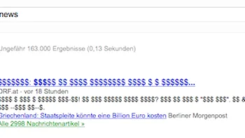 Jurnalistii germanii vor bani din stirile afisate pe Google