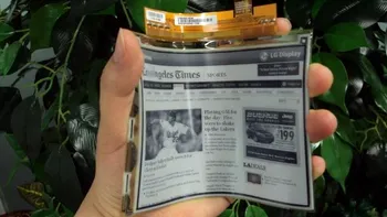 LG lanseaza primul e-paper plastic display din lume