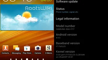 Ice Cream Sandwich pentru Samsung Galaxy Note scapat pe internet