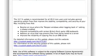 OS X Lion ajunge la 10.7.4 - rezolva probleme importante