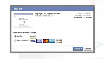 Facebook te taxeaza pe wall - Platesti?