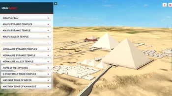 Piramidele de la Giza pot fi explorate online in 3D