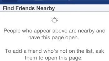 Facebook lanseaza Find Friends Nearby