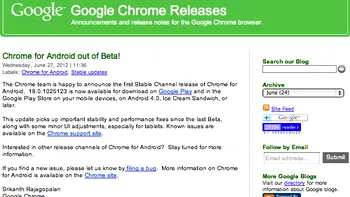 Google scoate Chrome-ul din Beta pentru Android