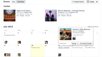 Facebook reinventeaza sectiunea de evenimente