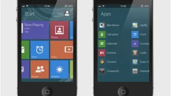 Interfata de Windows 8 ajunge pe iPhone -  merge de minune