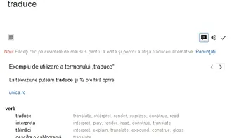 Google Translate pune cuvintele in propozitie